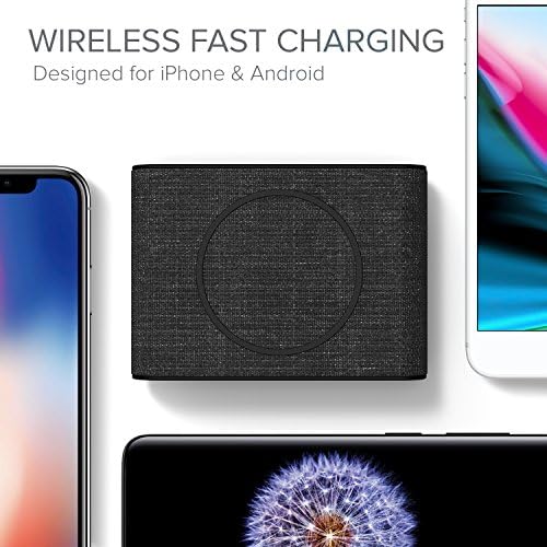 iOttie iON Wireless Mini Fast Charging Pad || Qi-Certified Charger 7.5W for iPhone XS Max R 8 Plus 10W for Samsung Galaxy S10 E S9 S8 Plus Edge, Note 9 | AC Adapter NOT Included | Charcoal - Image 2