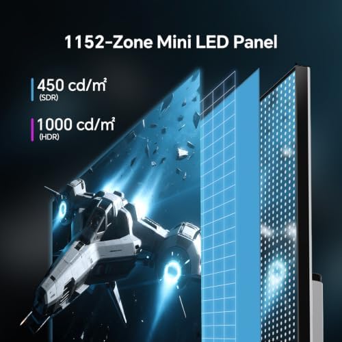 KTC QHD Mini LED Monitor 27 Inch 200Hz White Vertical Monitor M27T6S - Image 3