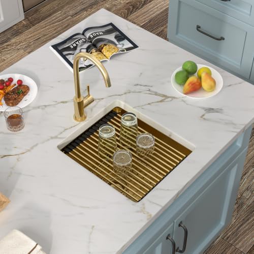15"x17" Gold Bar Prep Sink Undermount Workstation - Image 3