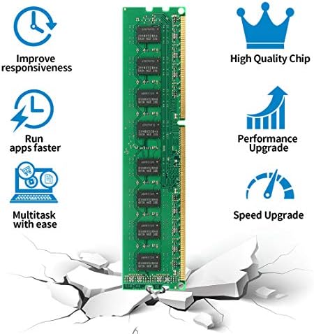 Motoeagle 8GB Kit (2X4GB) 2RX8 PC3-10600U DDR3 1333MHz DIMM RAM 4GB DDR3 10600 PC3 1333 UDIMM CL9 1.5V 240-Pin Desktop Memory - Image 3