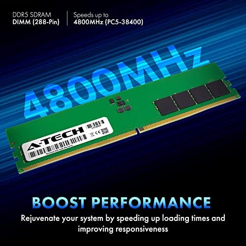 A-Tech 32GB DDR5 4800MHz PC5-38400 CL40 UDIMM 2Rx8 Dual Rank 1.1V Non-ECC Unbuffered DIMM 288-Pin Desktop PC/Computer RAM Memory Upgrade Module - Image 2