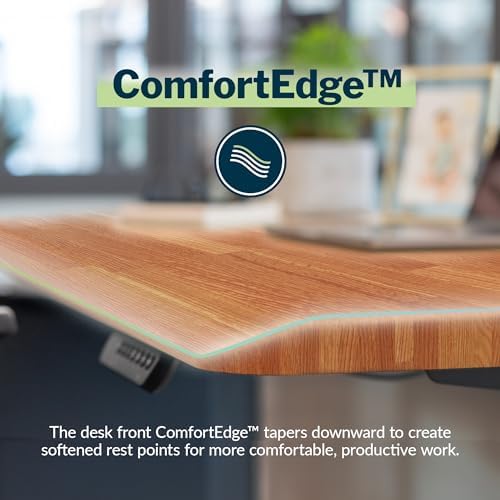 Vari ComfortEdge Electric Standing Desk – 72x30 – Butcher Block/Slate - Image 4