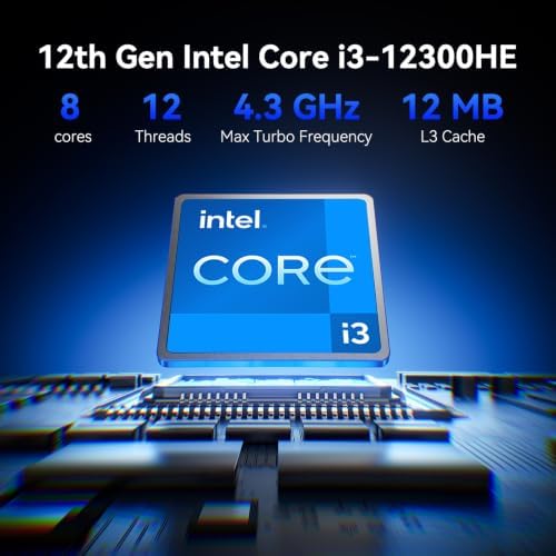 GEEKOM IT12 Mini PC,Intel i3-12300HE(Beats i5-12450H),8GB RAM(Up to 96GB) - Image 3