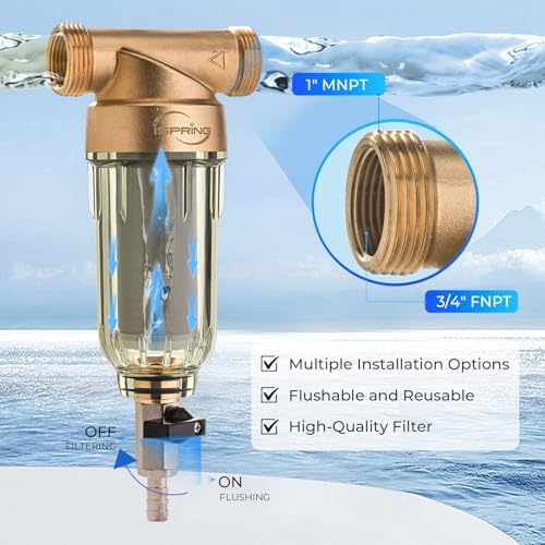 iSpring WSP-100 Whole House Spin Down Sediment Filter, 100 Micron - Image 3