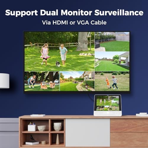 Hiseeu 4K PoE Security Camera System, 6Pcs 5MP PoE PTZ Security Cameras - Image 4