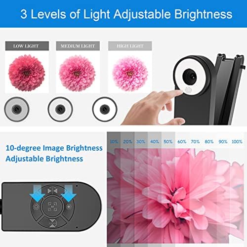 4K USB Document Camera for Teacher, 8MP Webcam & Visualiser for A3 Size with Dual Microphones, 3-Level LED Light, Image Invert, Foldable for Live Demo, Work with Windows, macOS and Chrome OS - Image 6