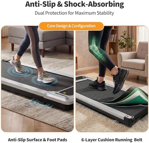 3-in-1 Walking Pad Under Desk Treadmill for Home Office Portable - Image 3
