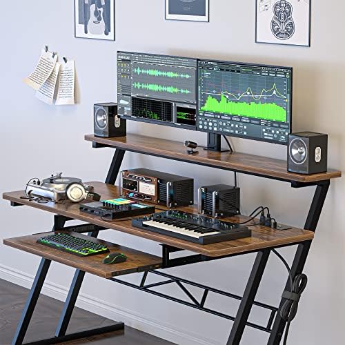 Armocity Music Studio Desk Production Workstation - Recording Studio Desk - Image 6