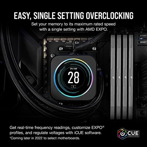 CORSAIR Vengeance DDR5 32GB (2x16GB) DDR5 5200MHz CL40 AMD EXPO Intel XMP iCUE Compatible Computer Memory – Gray (CMK32GX5M2B5200Z40) - Image 4