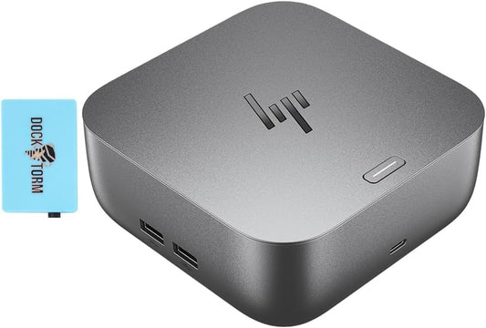 HP 280W Thunderbolt 4 Ultra Dock Port Replicator Bundle w/DKZ Hub (Universal Thunderbolt/USB-C Docking Station, Single Cable for Charging, Data Transfers to Any Brand Laptop) by Unknown