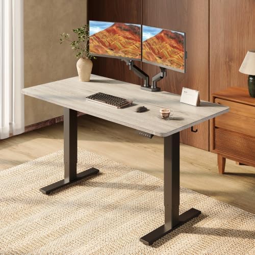 SANODESK 1'' Thick One-Piece 55 x 28'' Height Adjustable Standing Desk by sanodesk