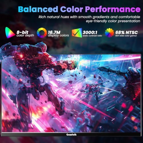 Gawfolk 24.5 Inch Gaming Monitor Flat VA Panel, 240Hz Monitor 1ms - Image 5