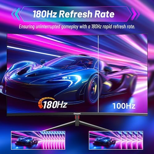 24 Inch Curved 180Hz Gaming Monitor, 1800R Curved Gaming Monitor - Image 2