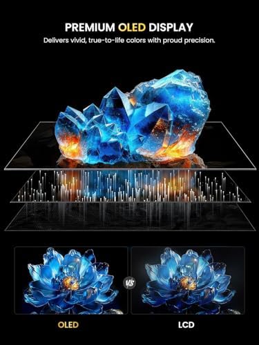 UPERFECT 13.3" 4K OLED Portable Monitor, 109% DCI-P3, 500 Nits Display - Image 2