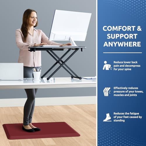 0.8" Thick Kitchen Mat Cushioned Anti Fatigue Rug Comfort Floor Mats - Image 4