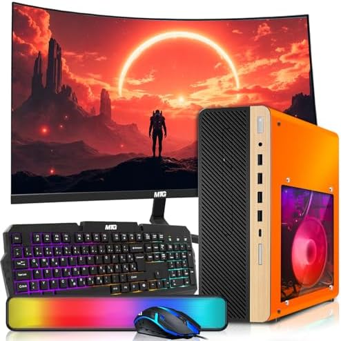 HP Half Light Desktop PC Phoenix AMD Ryzen 3 Pro, 16GB RAM, 1TB SSD Win 11 by Amazon+Renewed