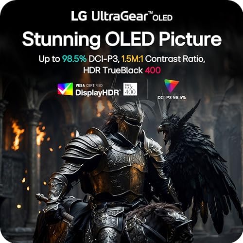 LG 32GX870A-B 32-inch Ultragear 4K UHD (3840 x 2160) OLED Gaming Monitor, Dual-Mode, 240Hz, 0.03ms, NVIDIA, AMD FreeSync Premium Pro, VESA DisplayHDR True Black 400, USB Type-C, DP2.1 - Image 6