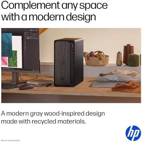 HP OmniDesk Desktop Computer Tower PC, AMD Ryzen 7 + 16 NPU Tops AMD Radeon 780M, PC Tower Computer Desktop for Business, Gaming&Home Office, 32GB DDR5 2TB SSD, Windows 11 Pro, RJ-45 - Image 7