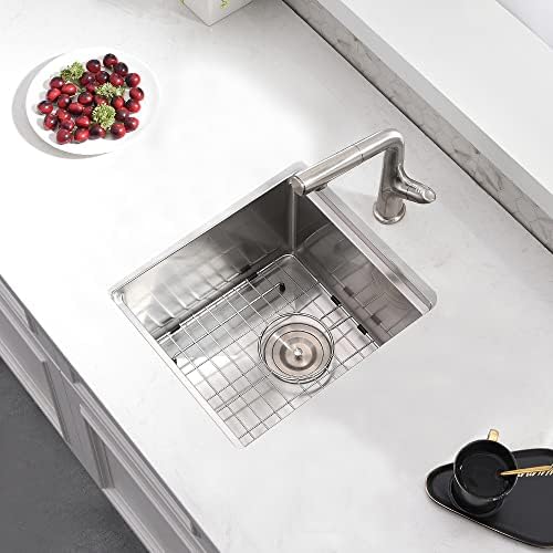 Undermount Bar Sink Stainless Steel, 15 x 17 Inch - Image 4