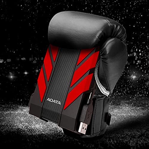 ADATA HD710 Pro External Hard Drive, Red, 1TB - Image 2