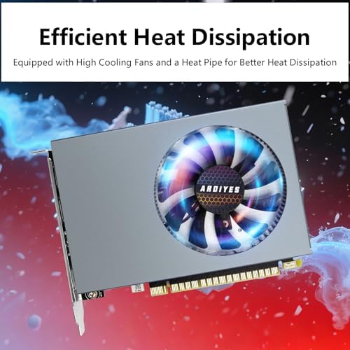 GT 730 4GB GDDR3 GPU 4X HDMI Graphics Card, 4 Independent Display Multi-Monitor Setup, 64-bit DDR3 Video Card for Computer PC ITX Single Slot PCI Express - Image 7