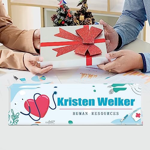 Gowellly Office Desk Name Plate Personalized - Custom Nurses Week Gifts Bulk 2025 - Nurse Appreciation Gifts - Nurse Practitioner Gifts for Women (Nurse Gifts) - Image 3