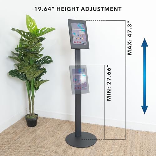 Mount-It! Anti-Theft Tablet Floor Stand Kiosk for Samsung Galaxy Tab A & S - Image 5