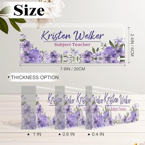 Ship Next Day Custom Name Plate for Desk, Desk Name Plate Personalized - Image 3