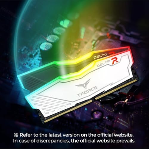 TEAMGROUP T-Force Delta RGB DDR4 16GB (2x8GB) 3200MHz (PC4-25600) CL16 Desktop Memory Module ram White - TF4D416G3200HC16CDC01 - Image 5