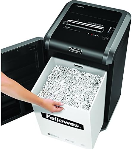 Fellowes Powershred 325Ci 100% Jam Proof 22-Sheet Cross-Cut Commercial Grade Paper Shredder (3831001), Black - Image 4
