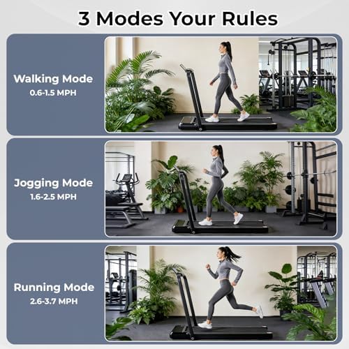 3-in-1 Walking Pad Under Desk Treadmill for Home Office Portable - Image 2