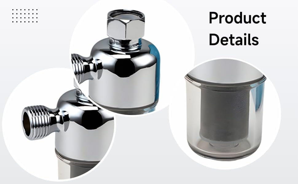 Water Heater Pre-Filter, W21 Activity Copper Head Washing Machine Water Filter, G1/2 Threaded 40-Micrometer Sediment Filter with 304 Stainless Steel Mesh, Extend Appliance Life, Clear Housing - Image 6