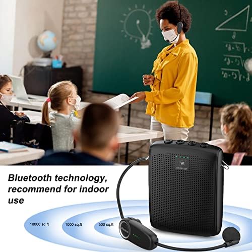 WinBridge Voice Amplifier with Bluetooth, Portable Speaker and Microphone - Image 2