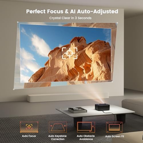 ONOAYO Outdoor-Projector-4K with AI Auto Focus,50WDolby Audio,Built-in Apps - Image 6