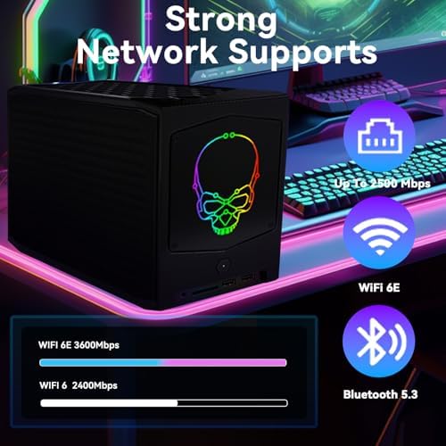 BRENUC NUC 11 Extreme NUC11BTMi9 Intel Core i9-11900KB(8C/16T,up to 4.9 GHz) Home & Business Mini Desktop UHD Graphics, WiFi 6E, Bluetooth 5.2, HDMI, USB 3.1, SD Card - Image 6