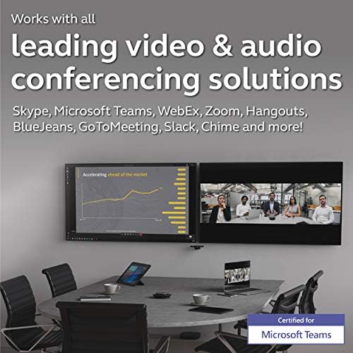Jabra PanaCast – Intelligent 180° Panoramic-4K Huddle Room Video Camera – Inclusive Video Conferencing Camera with Full Room Coverage, Easy to Set-Up Wide Angle Webcam for Streaming - Image 3