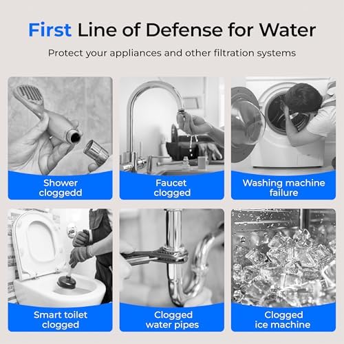 Waterdrop RPFK52 Spin Down Sediment Filter, 50 Micron+200 Micron - Image 5