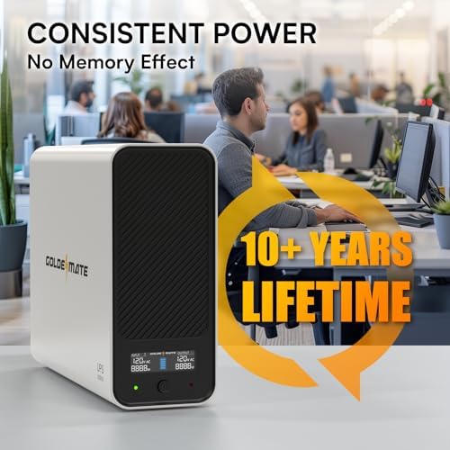 GOLDENMATE Lithium UPS 1000VA 600W + 600VA 360W UPS Battery Backup - Image 3