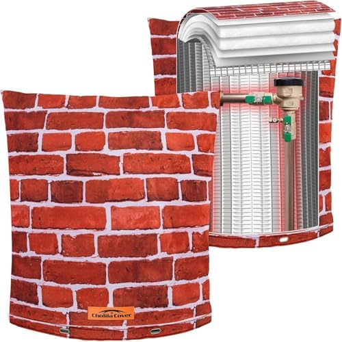 Insulated Backflow Preventer Pouch, 16W x 20H in, Brick Red by CholilaCover
