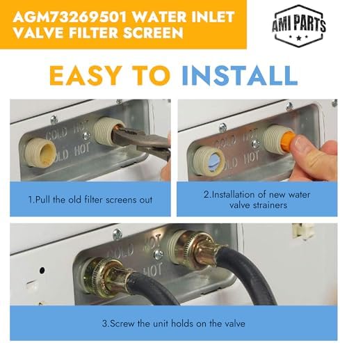 UPGRADE AGM73269501 Washer Water Inlet Valve Filter Screen（2 pcs) - Image 6