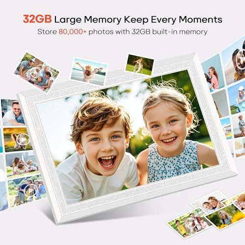 Frameo 10.1" WiFi Digital Picture Frame, Electronic Photo Frames - 32GB - Image 3