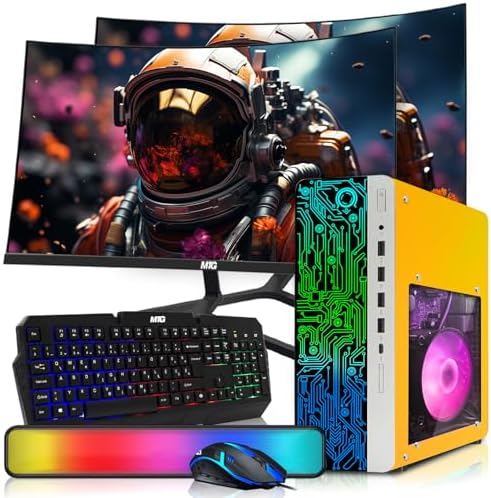 HP Desktop Computer, Lambo AMD Ryzen 3 PRO, 16GB RAM, 1TB SSD, Win 11 by Amazon+Renewed