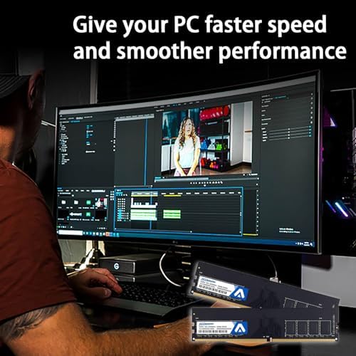 DDR4 RAM 32GB (2x16GB) 3200MHz PC4-25600 CL18 1.35V 288-pin Desktop PC Memory Module Compatible with Intel XMP and AMD Ryzen Acclamator - Image 4