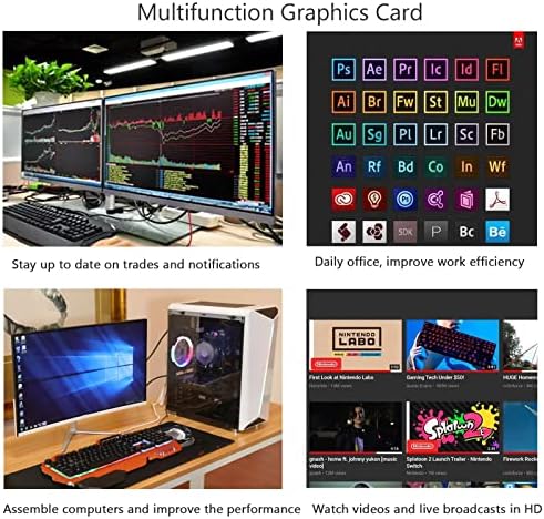 QTHREE GT 210 Graphic Card,1024 MB,DDR3,64 Bits,HDMI,DVI,VGA,589 MHz Core Frequency Desktop Video Card for PC Working,PCI Express x16,Low Profile - Image 6