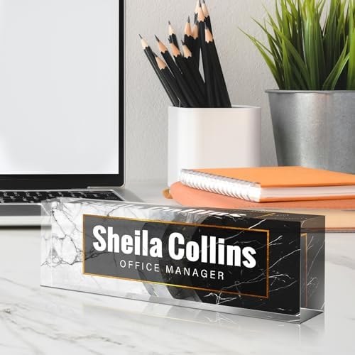 Custom Name Plate for Desk, Employee Appreciation Gifts, Office Decor - Image 3