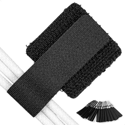 Matenf Cord Organizer for Desk, Under Desk Wire Management, 30 PCS by Matenf