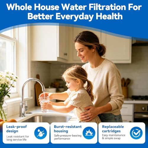 Whole House Water Filter System for Well Water,Extra 2 Sets Filter Included - Image 2