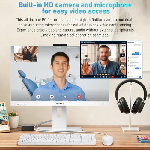 suevery 27" All-in-One Desktop Computer Prebuilt PC 32G RAM 1TB SSD - Image 5