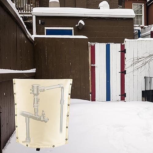 Insulated Backflow Preventer Pouch - Outdoor Pipe Insulation for Winter, Well Pump & Sprinkler Valve Protection - Image 7