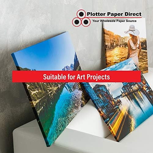 Plotter Paper Direct 36in x 75ft Premium Polyester Matte Canvas Roll, 500 Denier, Quick Dry, Wide Format Inkjet Printer Compatible, Perfect for Fine Art, Photography, Archival Quality Prints - Image 4